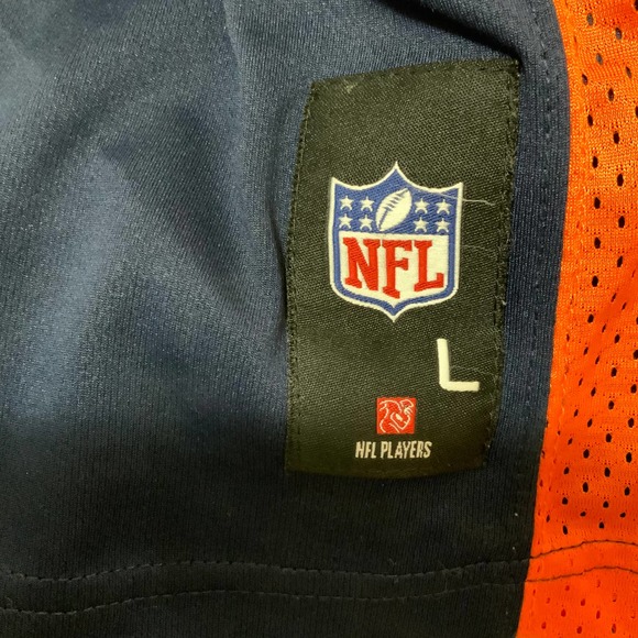 NFL Team Apparel Youth Jersey Tee Large Peyton Manning #18 Denver Broncos Navy - Picture 6 of 9